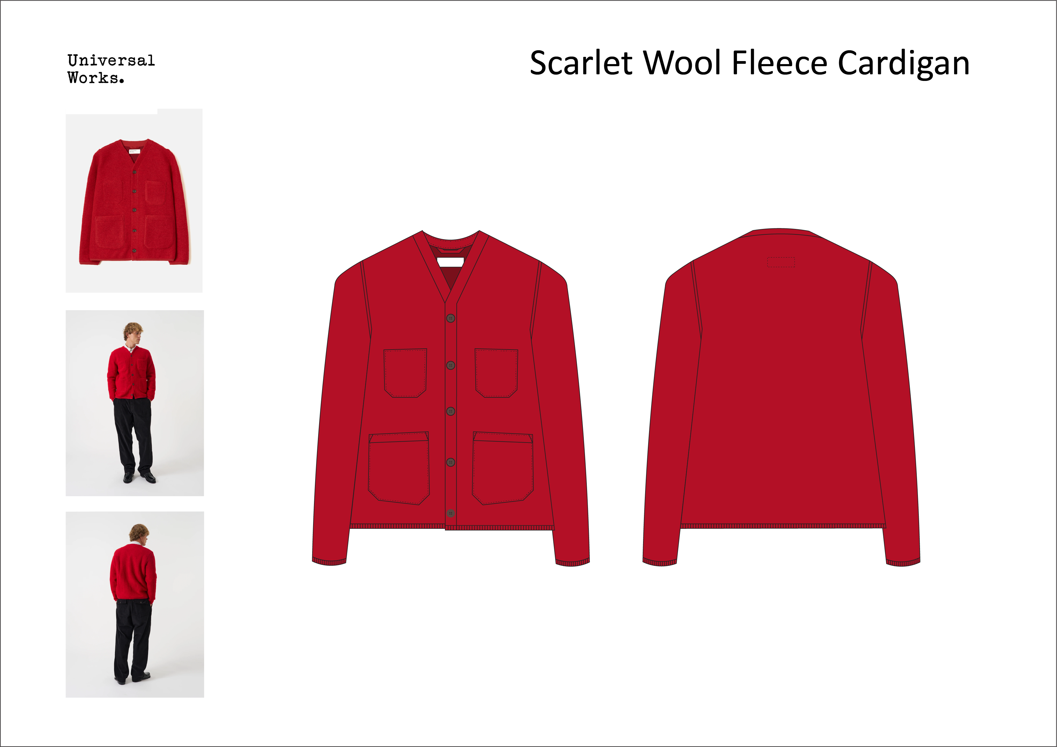 Fashion flat drawing 2